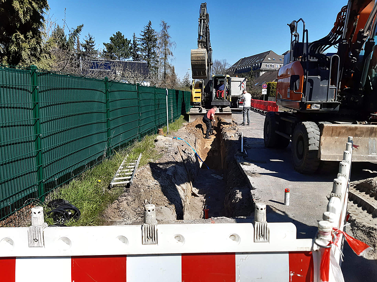 Kanal- und Straßenbaumaßnahme Althener Straße